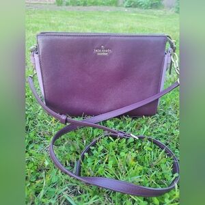Kate Spade ♠️ crossbody purple  purse medium size